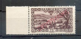 Saar 115XII ABART**POSTFRISCH 45EUR (G2143 - Nuovi