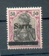 Saar 13y GUTE PAPIERSORTE**POSTFRISCH BPP 60EUR (71865 - Unused Stamps