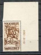 Saar 148 Bru DRUCKDATUM**POSTFRISCH 120EUR (F6011 - Unused Stamps