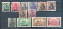 Saar 32/43 SATZ** MNH POSTFRISCH (70705 - Unused Stamps