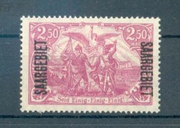 Saar 43a LUXUS** MNH POSTFRISCH BPP 32EUR (69971 - Unused Stamps