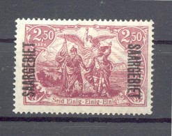 Saar 43d FARBE**POSTFRISCH BPP (71927 - Unused Stamps