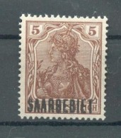 Saar 44a Farbe** MNH POSTFRISCH 12EUR (69762 - Ungebraucht