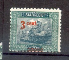 Saar 70B GUTE ZÄHNUNG!** MNH POSTFRISCH 15EUR (71062 - Ungebraucht