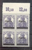 Saar 7cI POR OBERRAND**POSTFRISCH BPP (G2912 - Unused Stamps