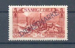 Saar DIENST 21IV ABART**POSTFRISCH 120EUR (70105 - Oficiales