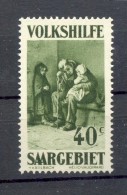 Saar VOLKSHILFE 135 LUXUS** MNH POSTFRISCH (71434 - Ongebruikt