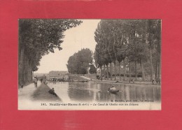 * CPA..dépt 93..NEUILLY Sur MARNE : Le Canal De Chelles Vers Les Ecluses..n°101  : Voir Les 2 Scans - Neuilly Sur Marne