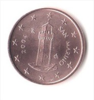 ** 1 CENT SAN MARINO 2004 PIECE NEUVE ** - San Marino