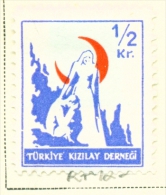 TURKEY  -  1950  Red Crescent  1/2k  Mounted/Hinged Mint - Ungebraucht