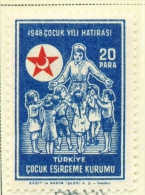 TURKEY  -  1948  Child Welfare  20p  Mounted/Hinged Mint - Unused Stamps