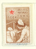 TURKEY  -  1946/47  Child Welfare  20p  Mounted/Hinged Mint - Nuovi