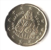 ** 20 CENT SAN MARINO 2004 PIECE NEUVE ** - San Marino