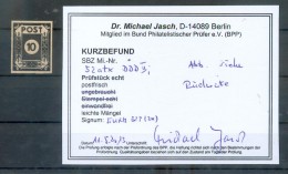 SBZ 52atxDDDII DREIFACHDRUCK**POSTFRISCH BPP BEFUND 100EUR (X3253 - Nuevos