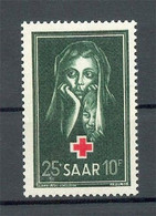 Saar 304 Rot Kreuz** MNH POSTFRISCH 24EUR (69766 - Unused Stamps