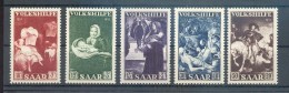Saar 309/13 SATZ** MNH POSTFRISCH 65EUR (70056 - Unused Stamps