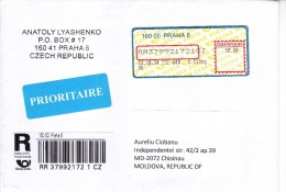 Czech  Republic , 2014 ,  Used Cover - Cartas & Documentos