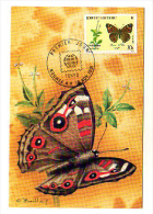 Nouvelle-Caledonie - 1991 - Carte FDC "papillons" - FDC