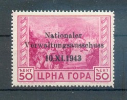 Montenegro 11 LUXUS**POSTFRISCH 60EUR (69974 - Occupazione 1938 – 45