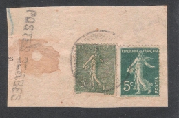 Postes Serbes à Corfou  N° 4 + 6 Sur Fragment RRR - War Stamps