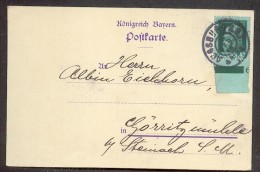 Bayern 77 Mit EIL DER Plattennumer (F5097 - Cartas & Documentos