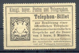Bayern Telefonbillet TB20 LUXUS 140EUR (Z1765 - Storia Postale