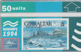 GIBRALTAR 1994  - WARSHIPS - HMS PENELOPE (new - Not Used) - Gibraltar