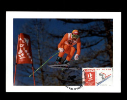 SPORTS - SKI - Carte Premier Jour - Carte Philatélique - JEUX OLYMPIQUES - Sports D'hiver