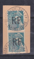 FRANCE TIMBRE LIBERATION TYPE MERCURE 50C BLEU  OBL MONTREUIL BELLAY - Bevrijding