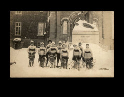 SPORTS - RAQUETTES - CARTE PHOTO - Jeanne Mance - Sports D'hiver
