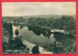 161396 / Bernburg - BLICK AUF DIE SAALE , RIVER SHIP - Germany Allemagne Deutschland Germania - Bernburg (Saale)