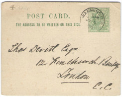 GB - Regno Unito - GREAT BRITAIN - UK - 1906 - Halfpenny - Carte Postale - Postal Card - Intero Postale - Entier Post... - Storia Postale
