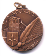 ALPINI 57^ ADUNATA TRIESTE  MEDAGLIA ORIGINALE 1984 - Italy