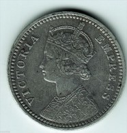 @Y@   British India 1/4 Rupee Victoria 1894 C   (2824) - Inde