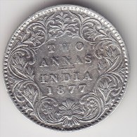 @Y@  INDIA  2 Annas   1877    (2622) - Indien