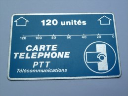 FRANCE - L&G - 120 Units - Carte Telephone PTT - F5269.... Used - Interne Telefoonkaarten