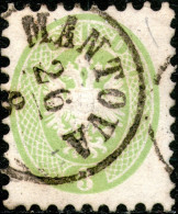 Lombardy-Venetia,3 Soldi,1864,Sassone#39,Mi#20,Per Foration: 9½,used,Mantova,26/8,lux Cancell,see Scan - Lombardije-Venetië