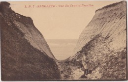 Cpa,pas De Calais,sangatte Il Ya 100 Ans,endroit Malheuresement Célèbre,vue Du Cran D´escalles,62 - Sangatte