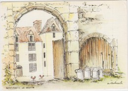 Le Bessin. Aquarelle... - Port-en-Bessin-Huppain