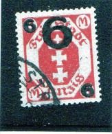 B - 1922 Germania - Danzica .- Soprastampato - Used