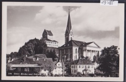 Uster - Kirche Und Schloss (Stempel «Behördl. Bewilligt Am 9.3.1940...)(13´185) - Uster