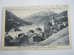 SÖLDEN     , Schöne Karte  Mit Marke + Stempel  , 1929 , 2 Scans - Sölden