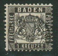 Baden // 1862-1864  Y&T  No. 9 - Used