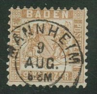 Baden // 1862-1864  Y&T  No. 19 - Oblitérés