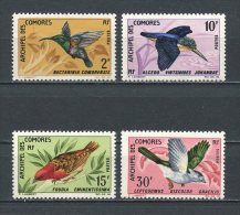 COMORES 1967 N° 41/44 ** Neufs = MNH Superbes Cote  36 €  Faune Oiseaux Birds Fauna Animaux - Ungebraucht