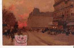 LOIR LUIGI ILLUSTRATION BOULEVARD ROCHECHOUART  1906 - Loir