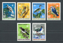 Comores 1971 N° 63/68 ** Neufs  = MNH Superbes Cote 21.50  € Faune Oiseaux Birds Fauna Animaux - Unused Stamps