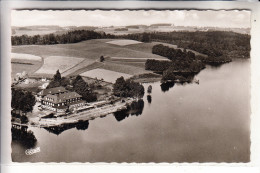 5609 HÜCKESWAGEN, Bevertalsperre, Seehotel, Luftaufnahme, 1963 - Gummersbach