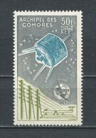 COMORES 1965 PA N° 14 **  Neuf = MNH Superbe  Cote 24 € Télécommunications. Espace Space Satellite - Poste Aérienne