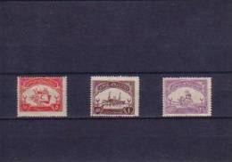 1923 TURKEY TURKISH LEAGUE OF THE RED CRESCENT CHARITY STAMPS MINT WITHOUT GUM - Charity Stamps